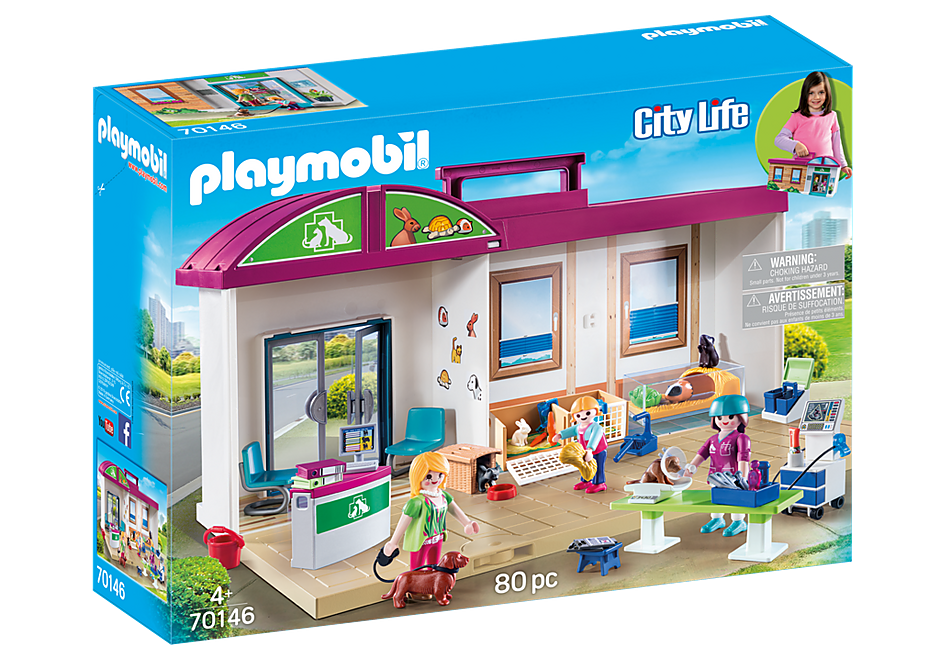 Playmobil City Life Take Along Vet Clinic