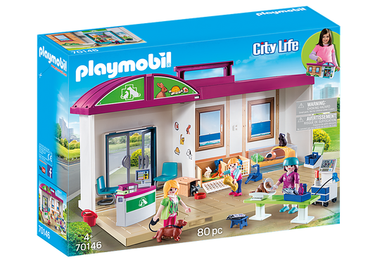 Playmobil City Life Take Along Vet Clinic