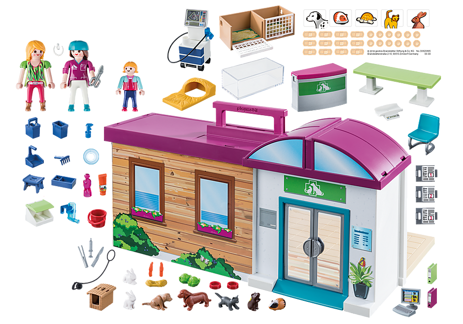 Playmobil City Life Take Along Vet Clinic