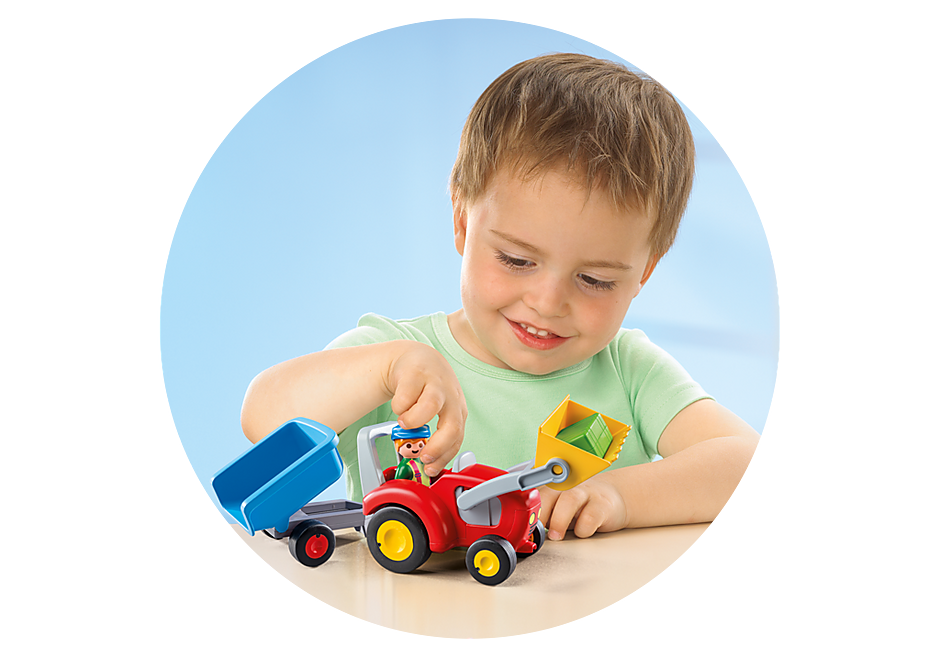 Playmobil 123 tractor sales