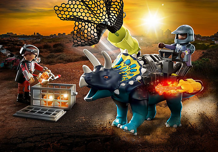 Playmobil Dinos Triceratops: Battle for the Legendary Stones
