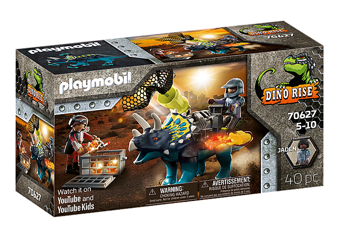 Playmobil Dinos Triceratops: Battle for the Legendary Stones
