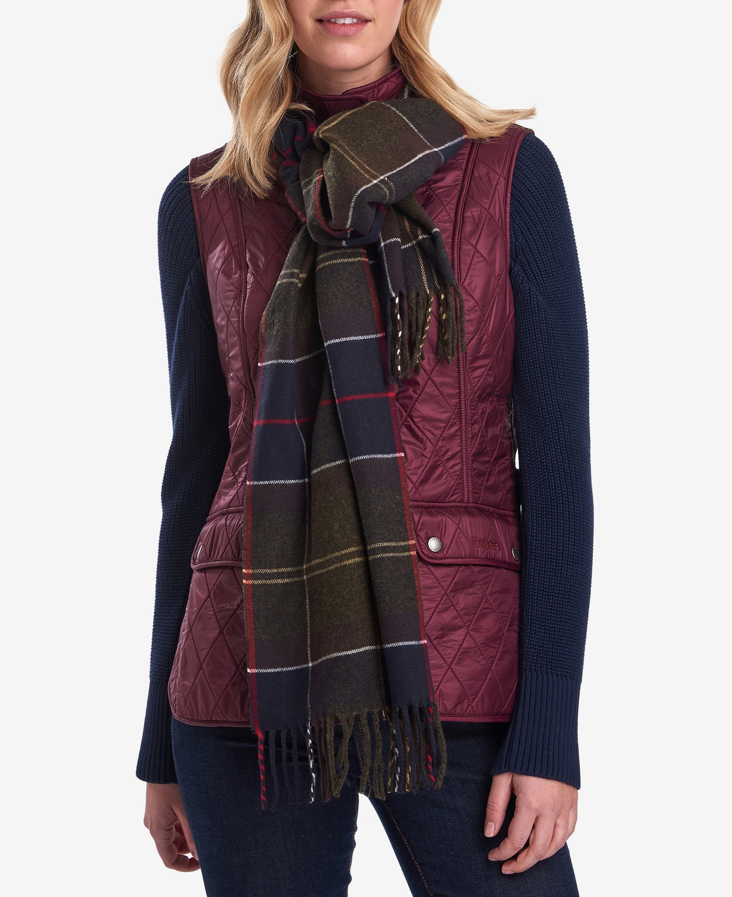 Barbour Galingale Tartan Scarf