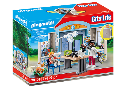 Playmobil City Life Vet Clinic Play Box