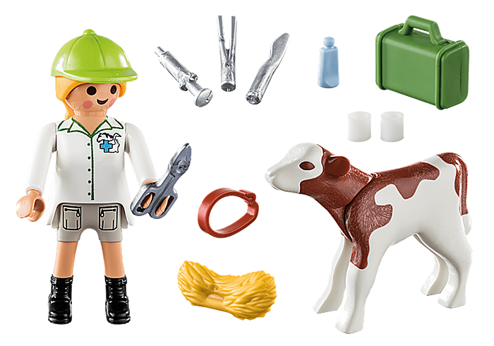 Playmobil Special Plus Vet with Calf