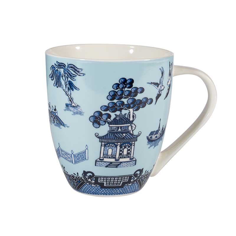 Queens by Churchill Blue Willow Blue Crush Mug