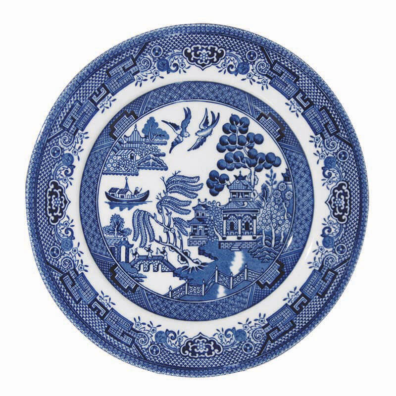 Queens by Churchill Blue Willow Tea Plate 17cm