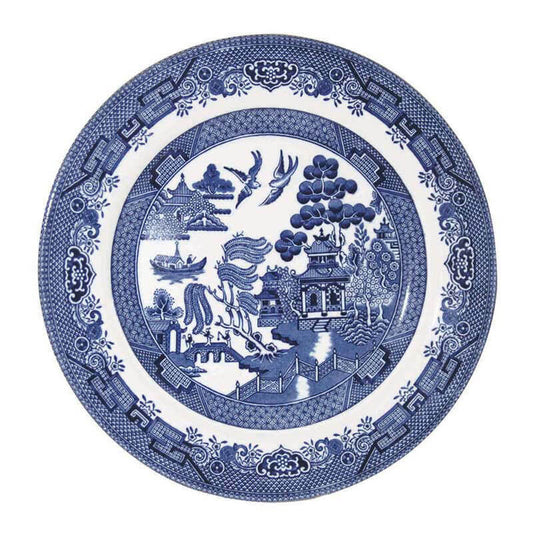 Queens by Churchill Blue Willow Salad Bowl