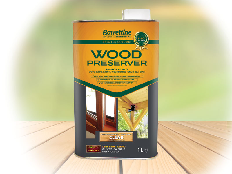Barrettine Nourish & Protect Premier Wood Preserver 1L