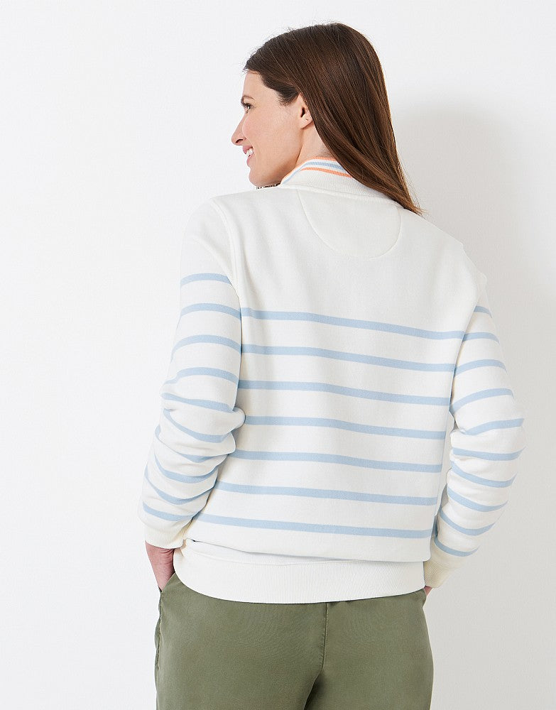 Crew Clothing Women's Relaxed Half Zip Sweatshirt