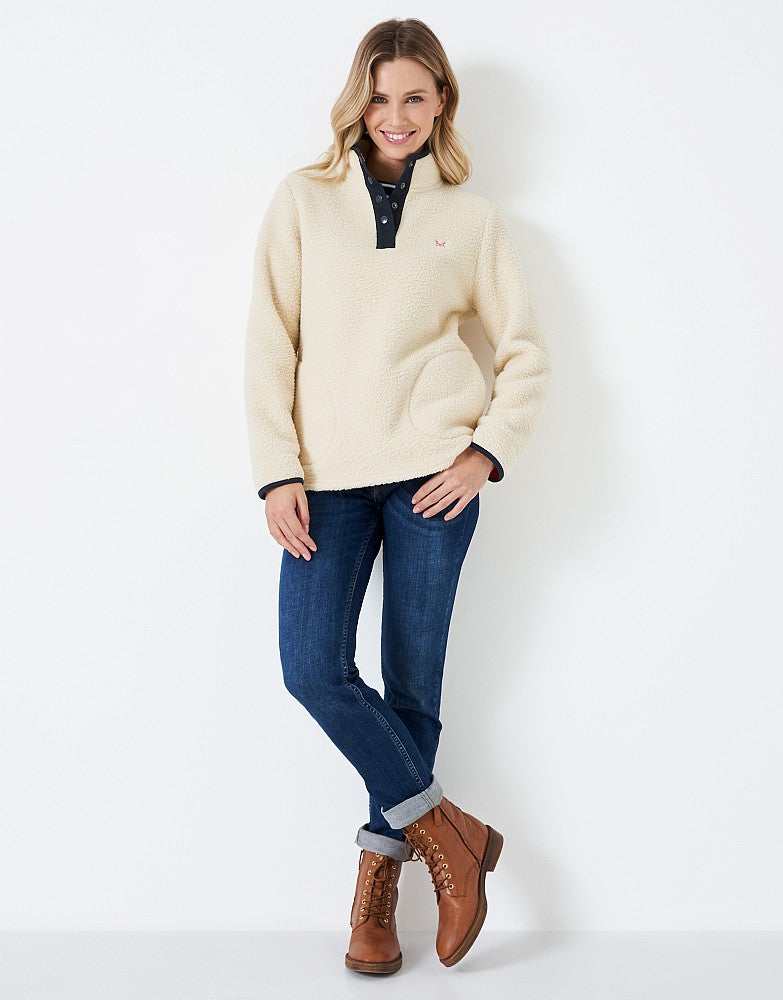 Crew Clothing Boxy Fleece Sweatshirt