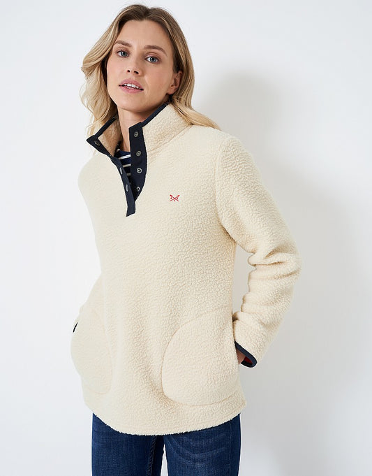 Crew Clothing Boxy Fleece Sweatshirt