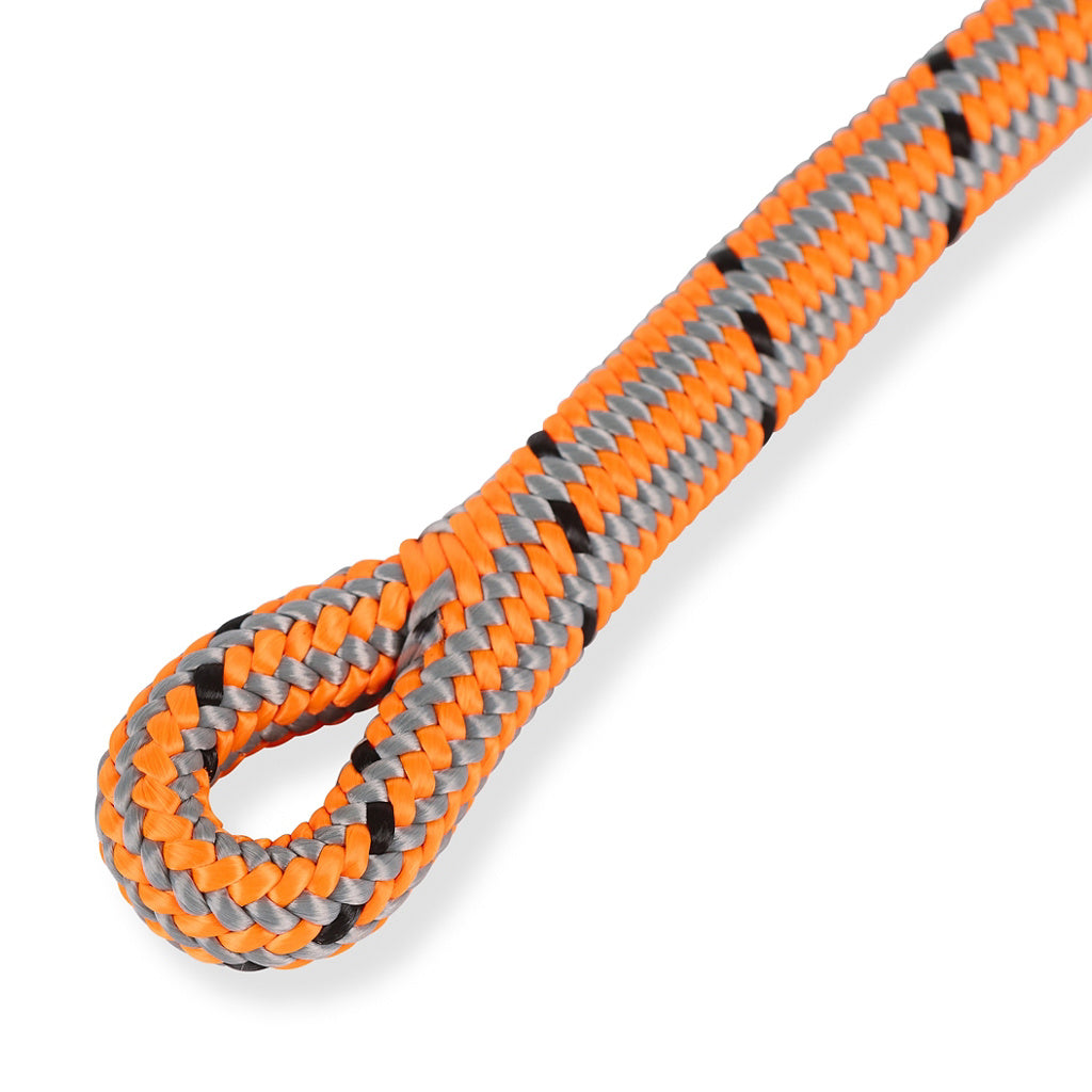 White Orange Rope Marlow Ropes Vega 11.7mm Orange Climbing Rope with Splice – Sam Turner ...