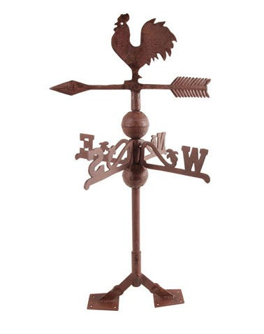 Fallen Fruits Cast Iron Weathervane Rooster