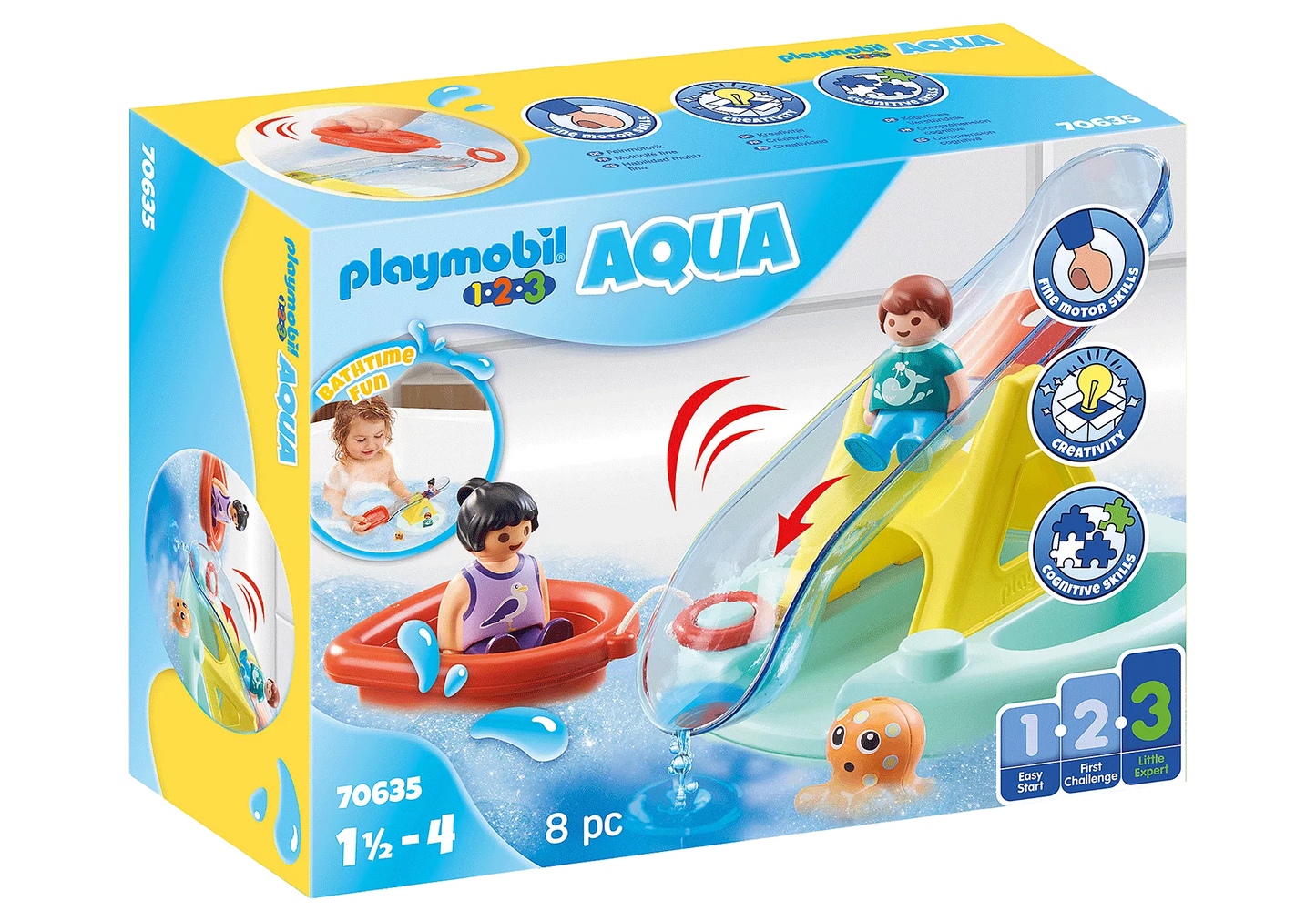 Playmobil 1.2.3 Water Seesaw with Boat 70635