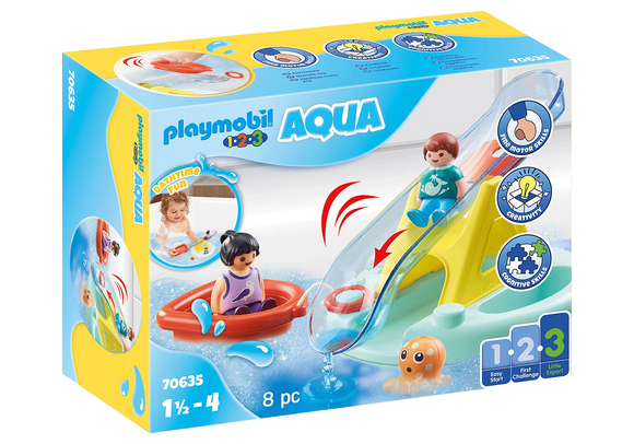 Playmobil 1.2.3 Water Seesaw with Boat 70635