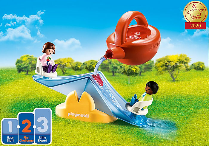 Playmobil 1.2.3 AQUA Water Seesaw with Watering Can