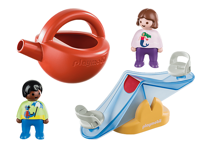 Playmobil 1.2.3 AQUA Water Seesaw with Watering Can