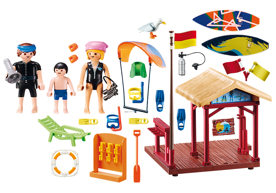 Playmobil Family Fun Water Sports Lesson