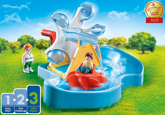 Playmobil 1.2.3 AQUA Water Wheel Carousel