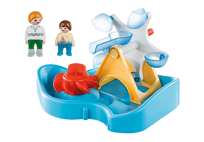 Playmobil 1.2.3 AQUA Water Wheel Carousel