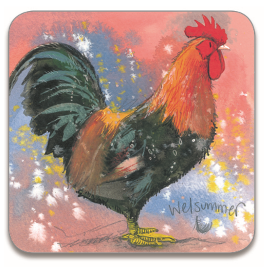 Alex Clark Welsummer Coaster