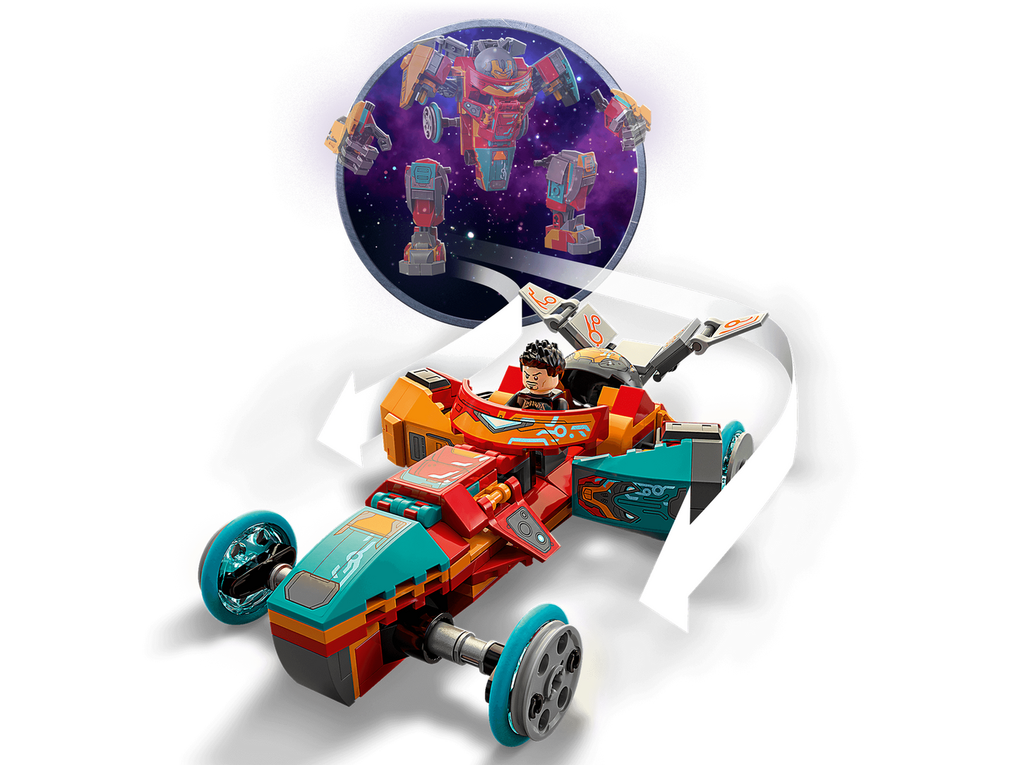 Lego Marvel What If Tony Stark's Sakaarian Iron Man 76194