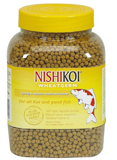 Nishikoi Wheatgerm Food 650g (Medium Pellet)