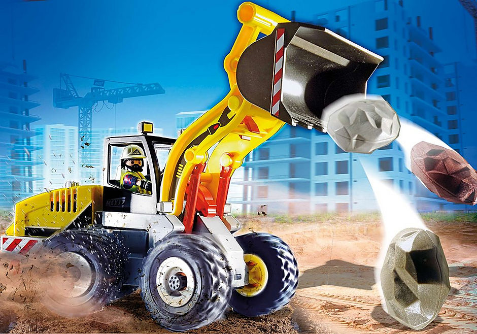 Playmobil City Action Front End Wheel Loader