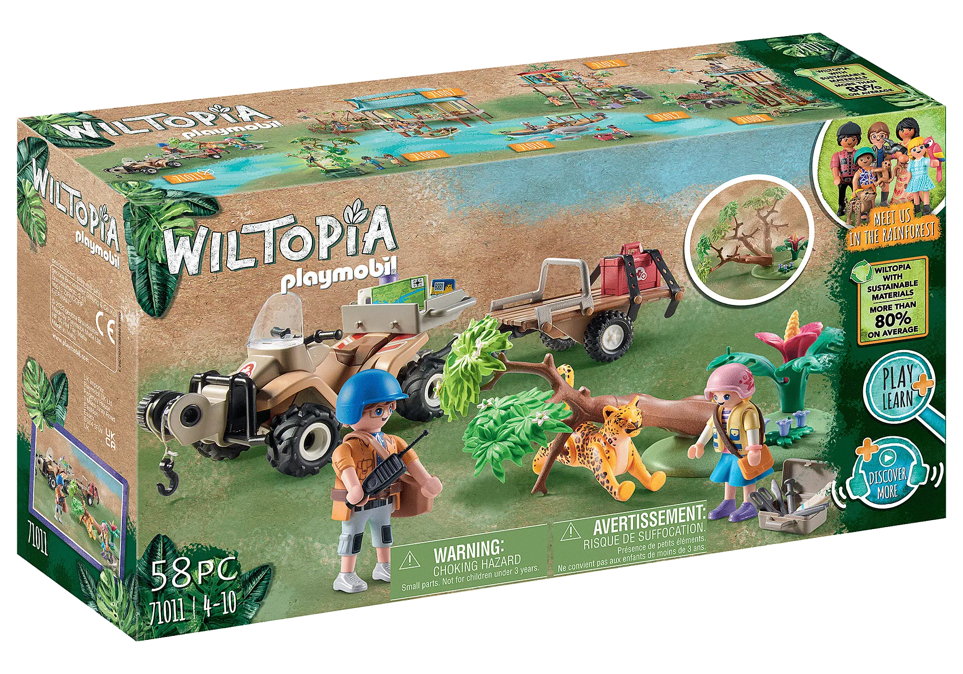 Playmobil Wiltopia - Animal Rescue Quad 71011