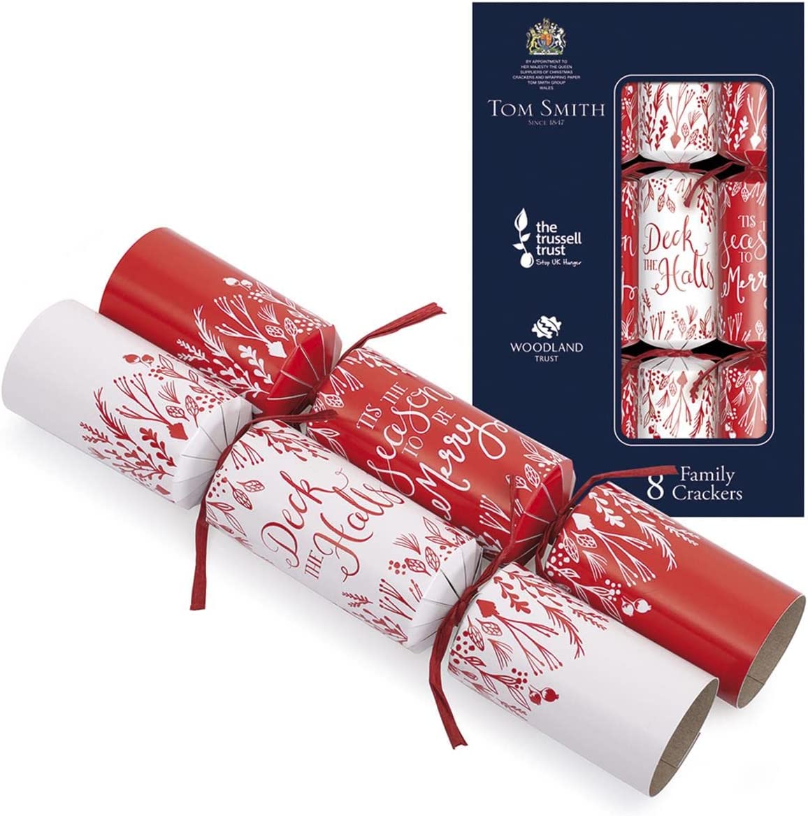 Tom Smith Contemporary Family Christmas Crackers 8-Pack
