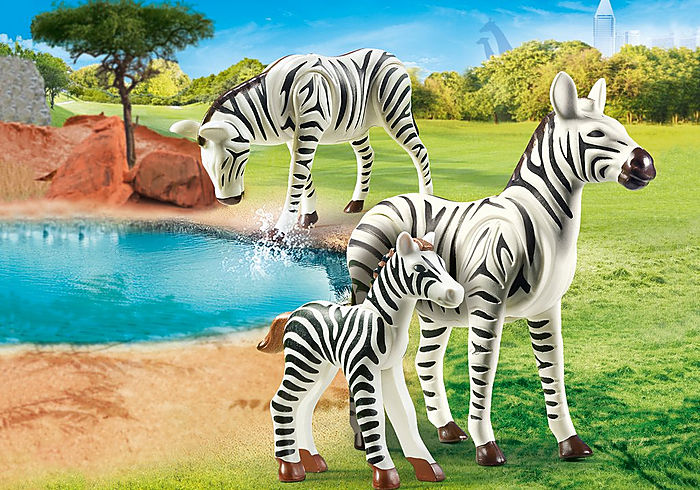 Playmobil Family Fun Zebras with Foal