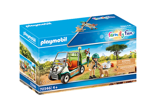 Playmobil Family Fun Zoo Vet with Medical Cart