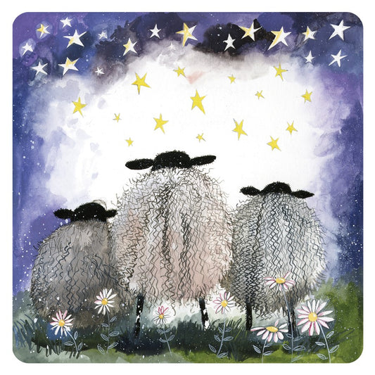 Alex Clark Starlight Sheep Coaster