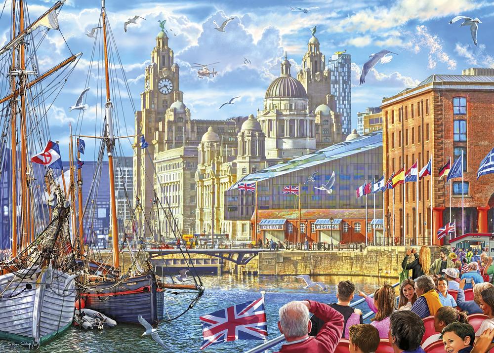 Gibsons Albert Dock Liverpool 1000 Piece Jigsaw