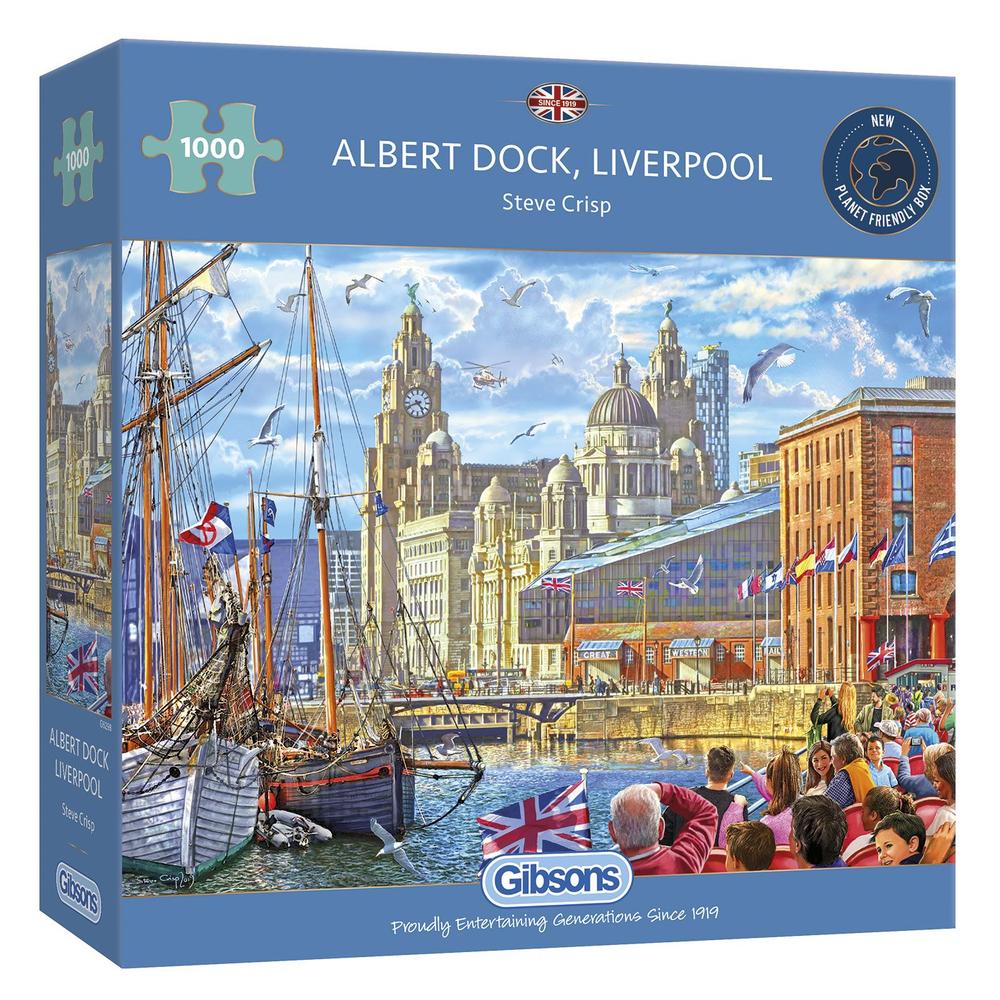 Gibsons Albert Dock Liverpool 1000 Piece Jigsaw