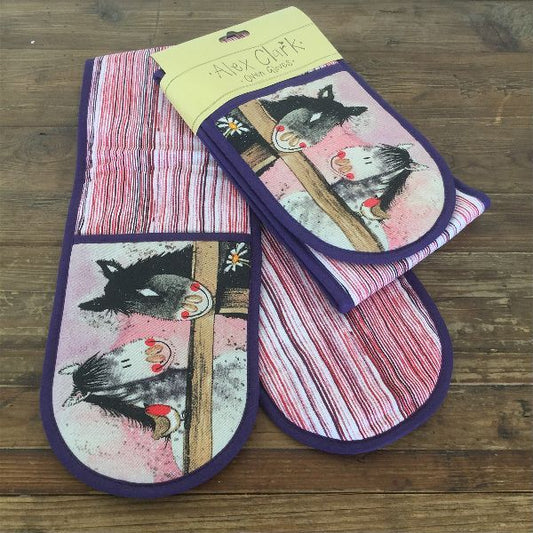 Alex Clark Horse Whisperer Oven Gloves