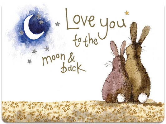 Alex Clark Love You to the Moon & Back Placemat