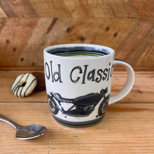 Alex Clark Old Classic Bike Mug