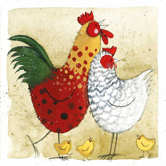 Alex Clark Rodney & Rose Coaster