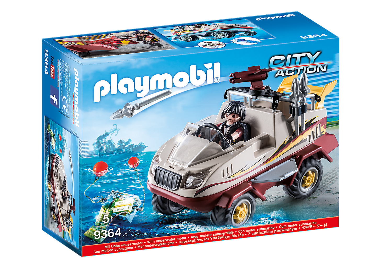 Playmobil City Action Amphibious Truck 9364
