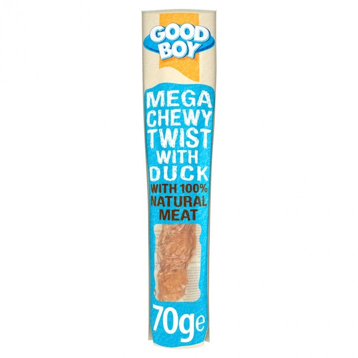 Good Boy Dog Mega Chewy Twist Duck