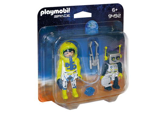 Playmobil Space Astronaut & Robot Duo Pack 9492