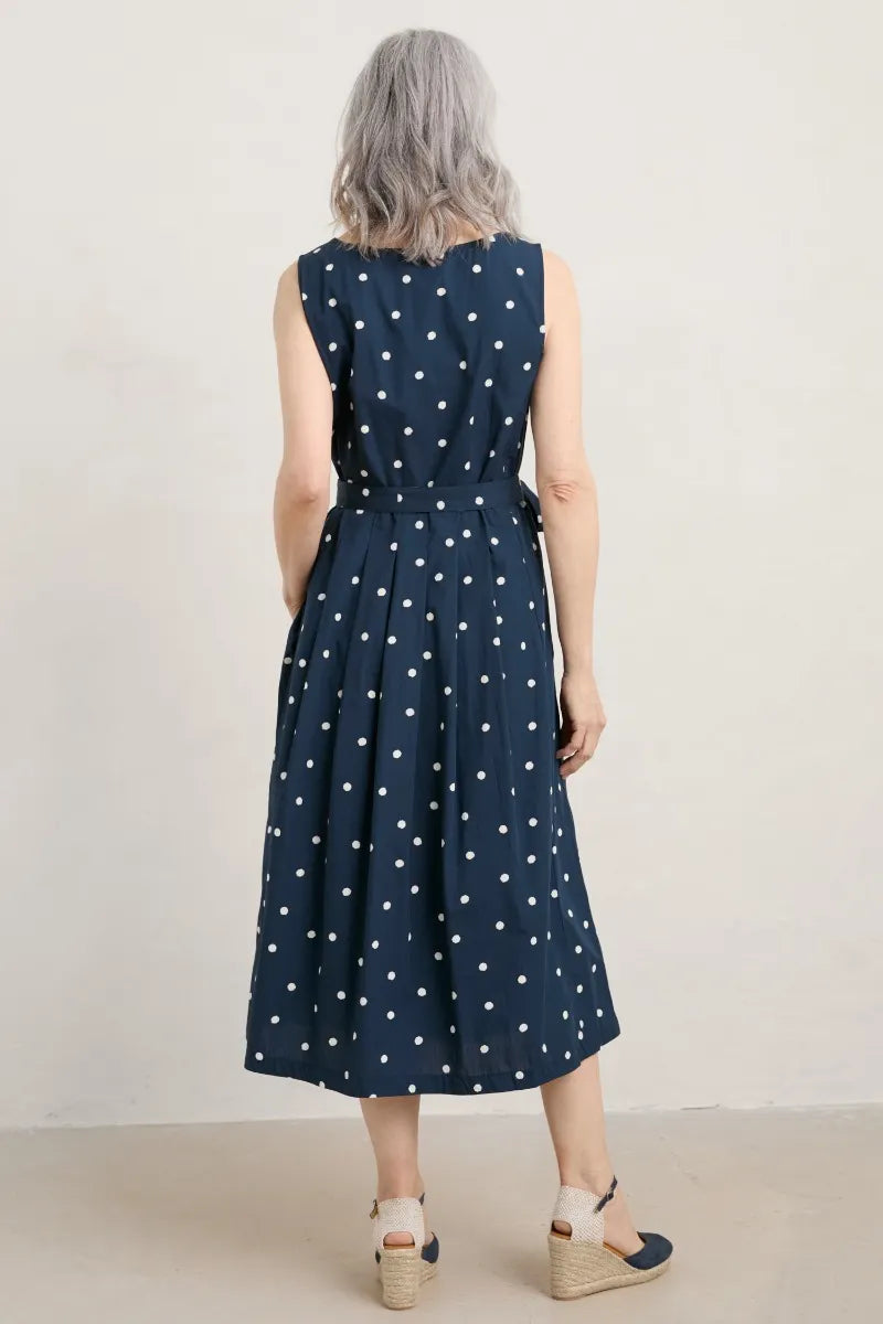 Seasalt Belle Fit-and-Flare Midi Dress