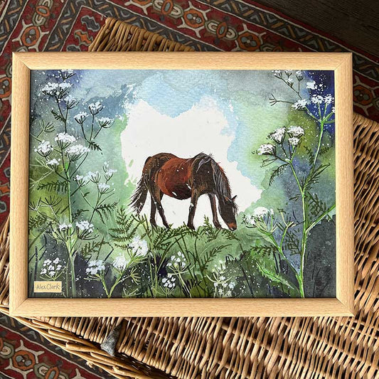 Alex Clark Horse & Cow Parsley Lap Tray