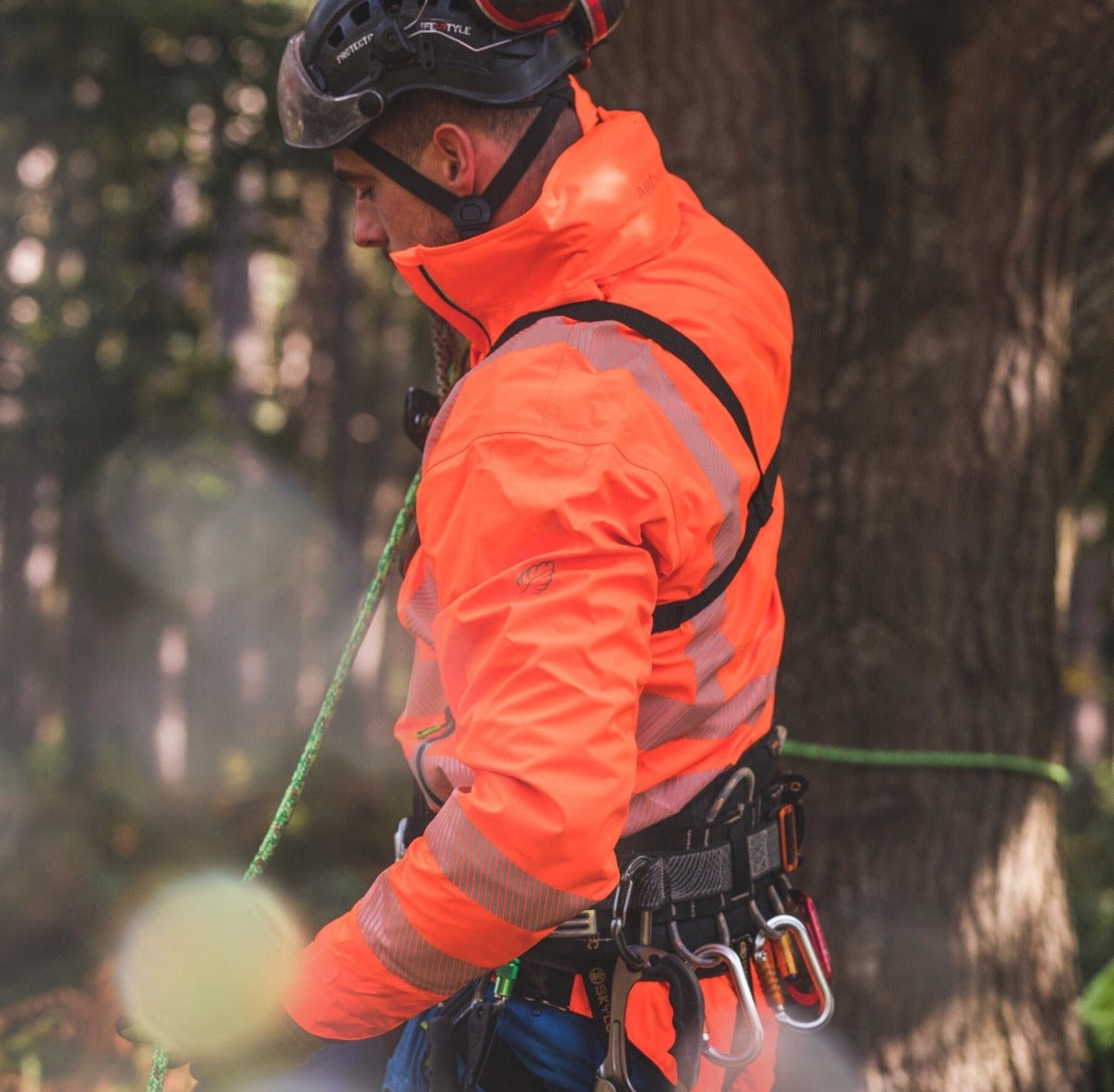 Arbortec Breathedry Waterproof Smock Hi-Vis Jacket