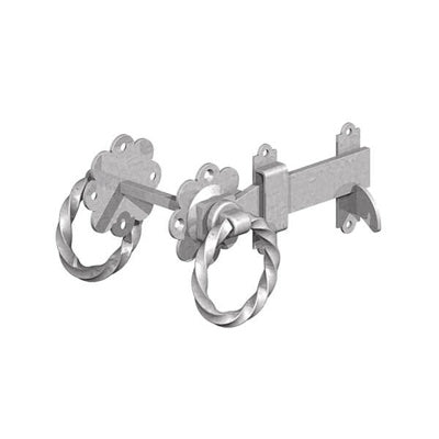 Twisted Ring Galvanised Gate Latch 6" 150mm