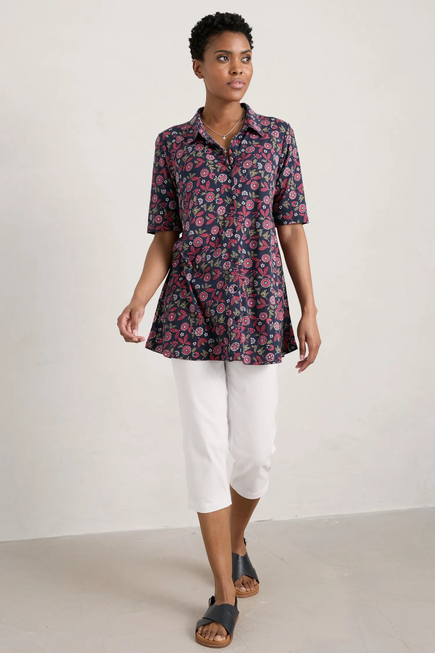 Seasalt Sea Cliff Short Sleeve Jersey Shirt