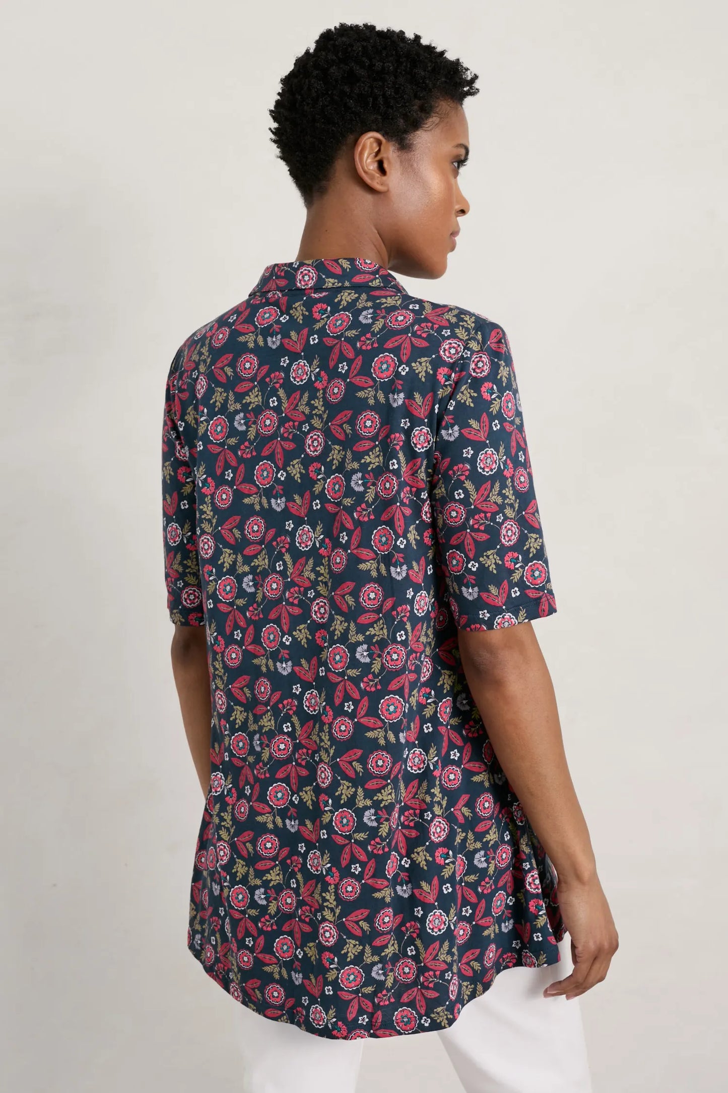 Seasalt Sea Cliff Short Sleeve Jersey Shirt