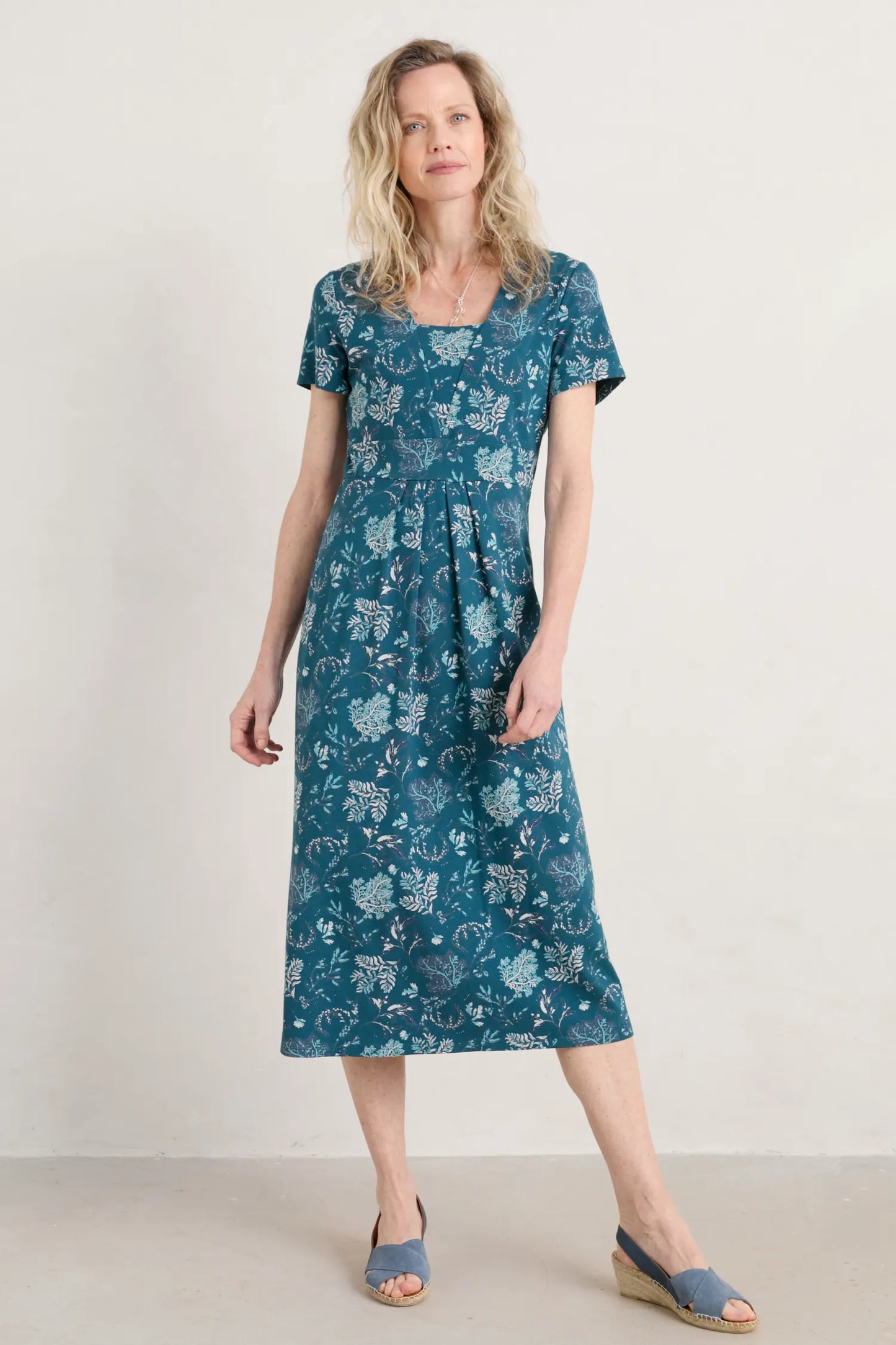 Seasalt Short-Sleeved Seed Packet Dress